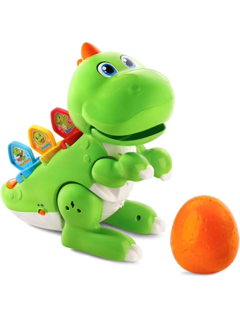 VTech Green Dino Learning Toy with Interactive Emotion Tokens - Picture 4 of 10